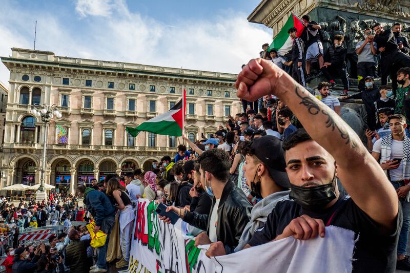 Milano, in piazza per la Palestina 4