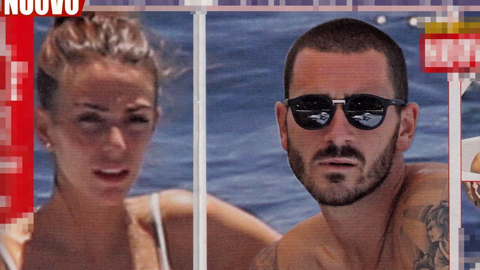 Lady Bonucci pizzicata al mare col marito: il topless è esplosivo