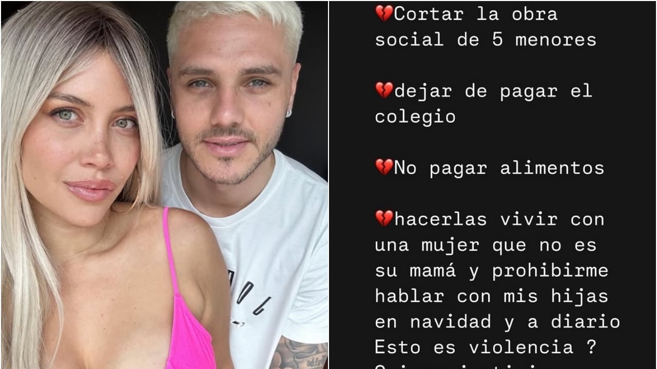Wanda Nara ancora contro Icardi: "Non mi fa parlare con le mie figlie e non paga gli alimenti"