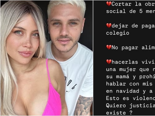 Wanda Nara ancora contro Icardi: "Non mi fa parlare con le mie figlie e non paga gli alimenti"