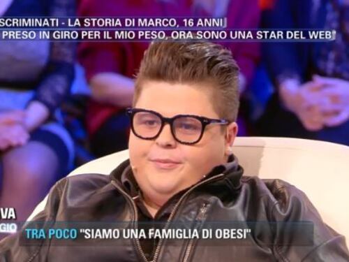 Saluta Andonio: "A scuola mi prendevano in giro per il mio peso"