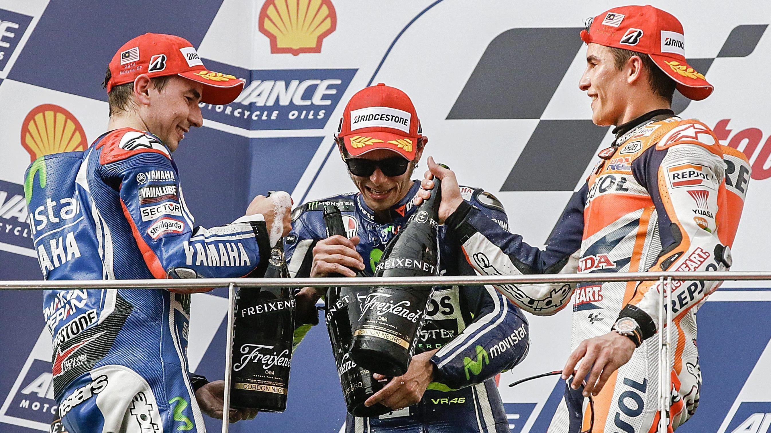 A Marquez lo show dei record con Rossi formato mondiale