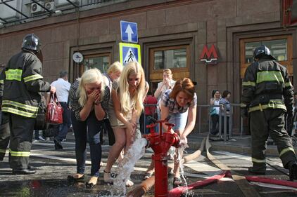 Fuoco nella metro a Mosca 3