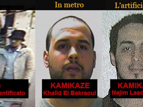Bruxelles, identificati due kamikaze