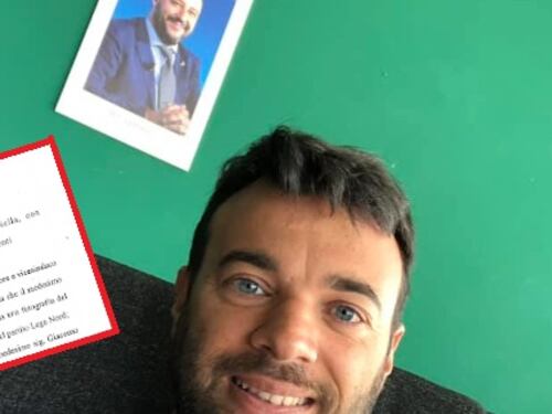 In ufficio ha una foto di Salvini. L'esposto Pd per farla togliere