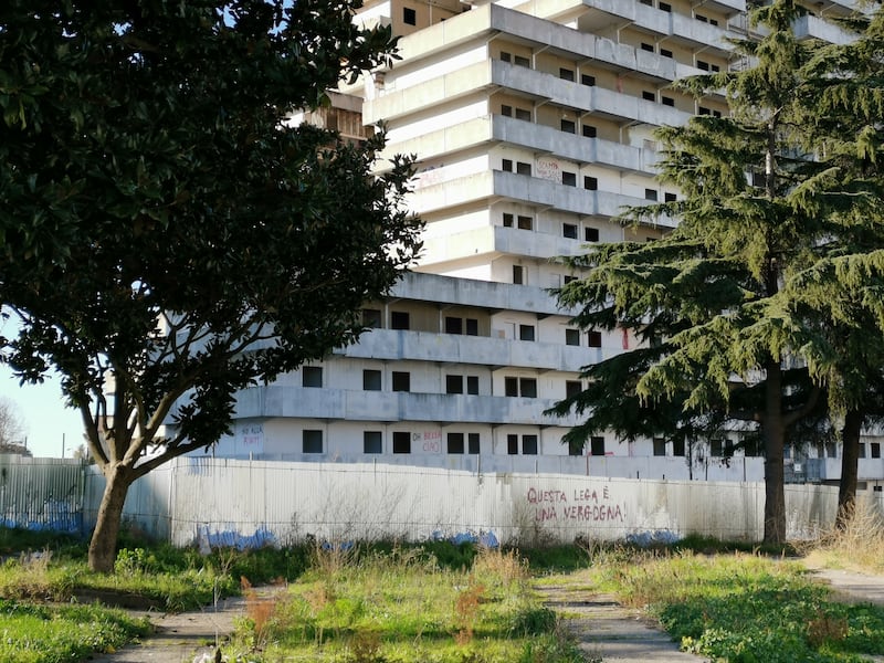 Manifestazioni contro la Lega a Scampia 2