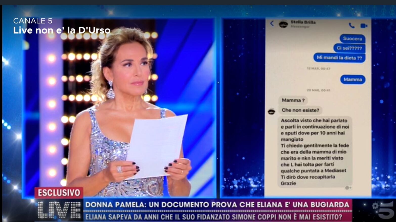 La madre del finto marito di Eliana Michelazzo rivuole la fede del matrimonio
