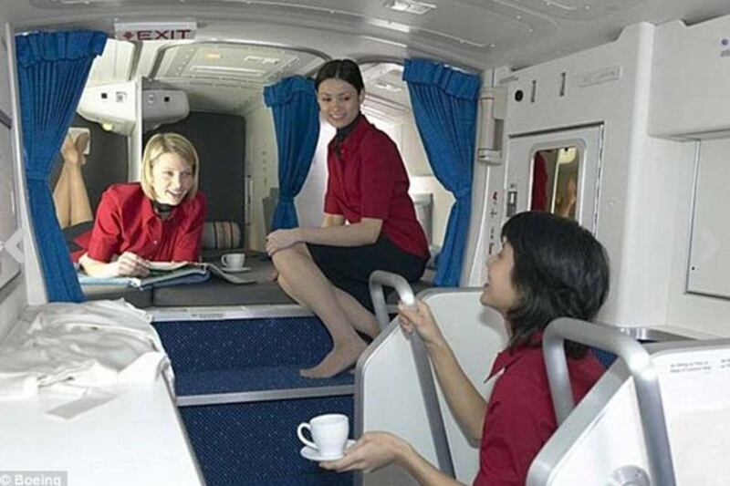 Ecco dove dormono le hostess sugli aerei 1