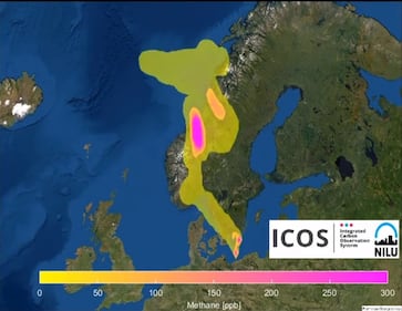 L'Integrated Carbon Observation System monitora l'avanzamento della nube