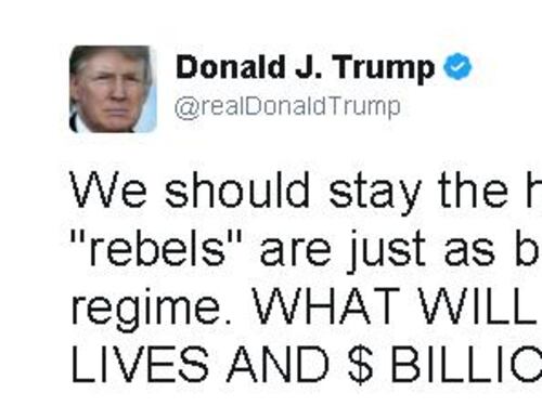 Tutte le contraddizioni di Trump sulla Siria in diciannove tweet