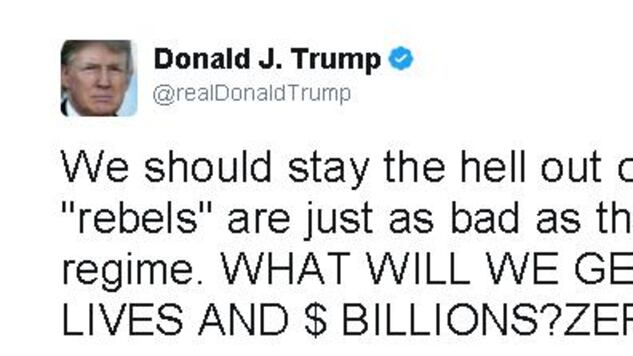 Tutte le contraddizioni di Trump sulla Siria in diciannove tweet
