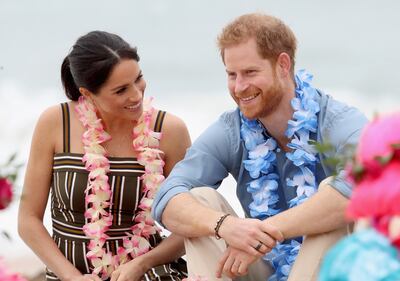Il Principe Harry e Meghan Markle a una festa in spiaggia 1