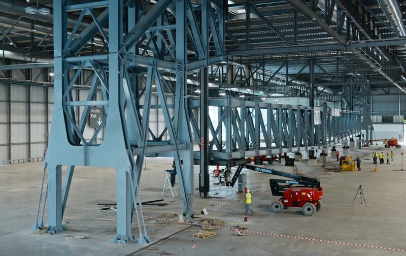 Fiera Milano-lavori pad per le Olimpiadi Milano Cortina