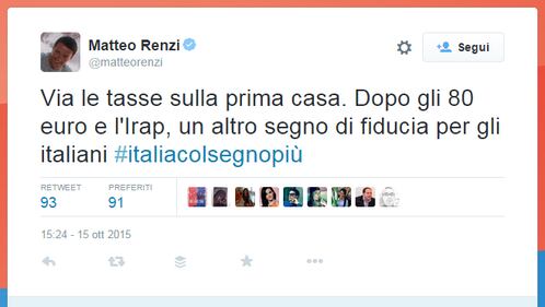 I tweet di Renzi 1
