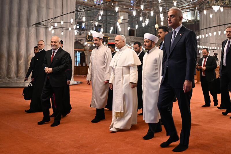 Papa Leone XIV alla Moschea Blu: le foto 1