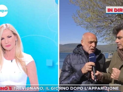 "E' in ospedale". La risposta di Brosio gela la Panicucci in diretta