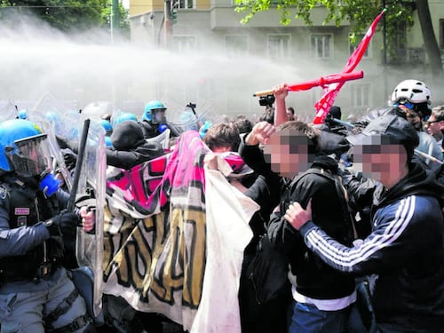 Askatasuna, dalle botte alle minacce