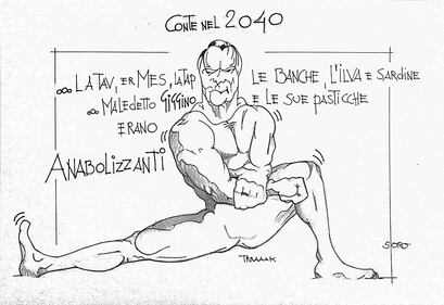 La vignetta del giorno: Conte 2040... ora si spiega tutto 1