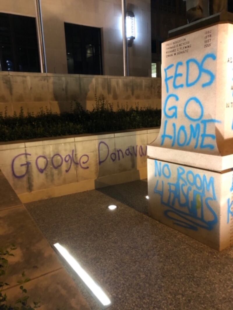 Proteste e Vandalismo contro la Polizia di Kansas City 11