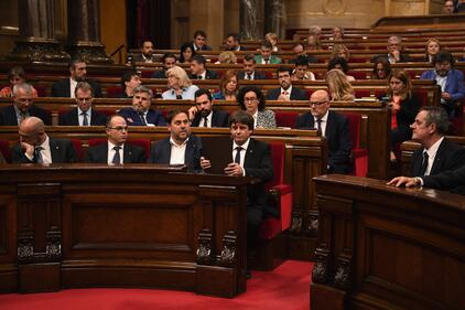 Le fasi del discorso sull'indipendenza di Puigdemont 2