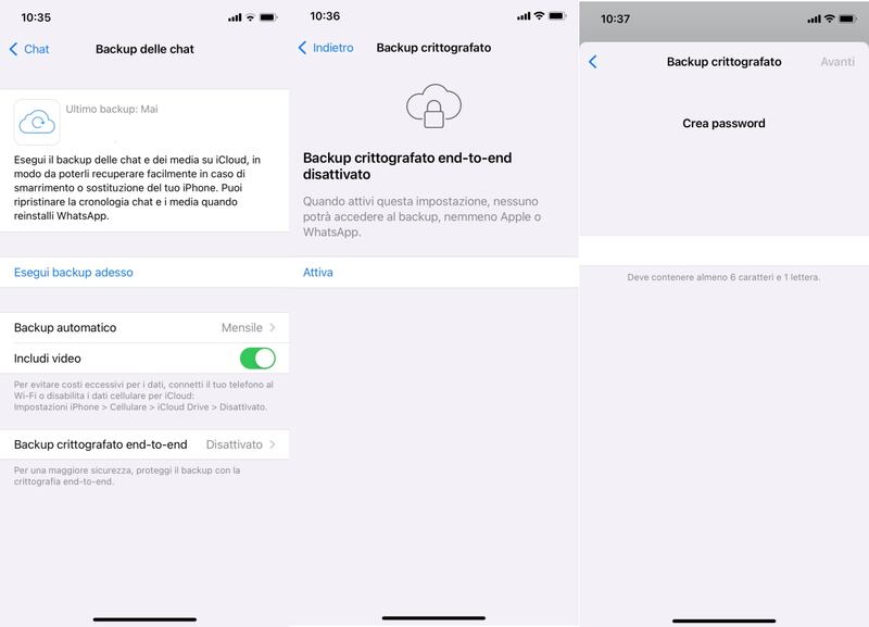 WhatsApp end-to-end