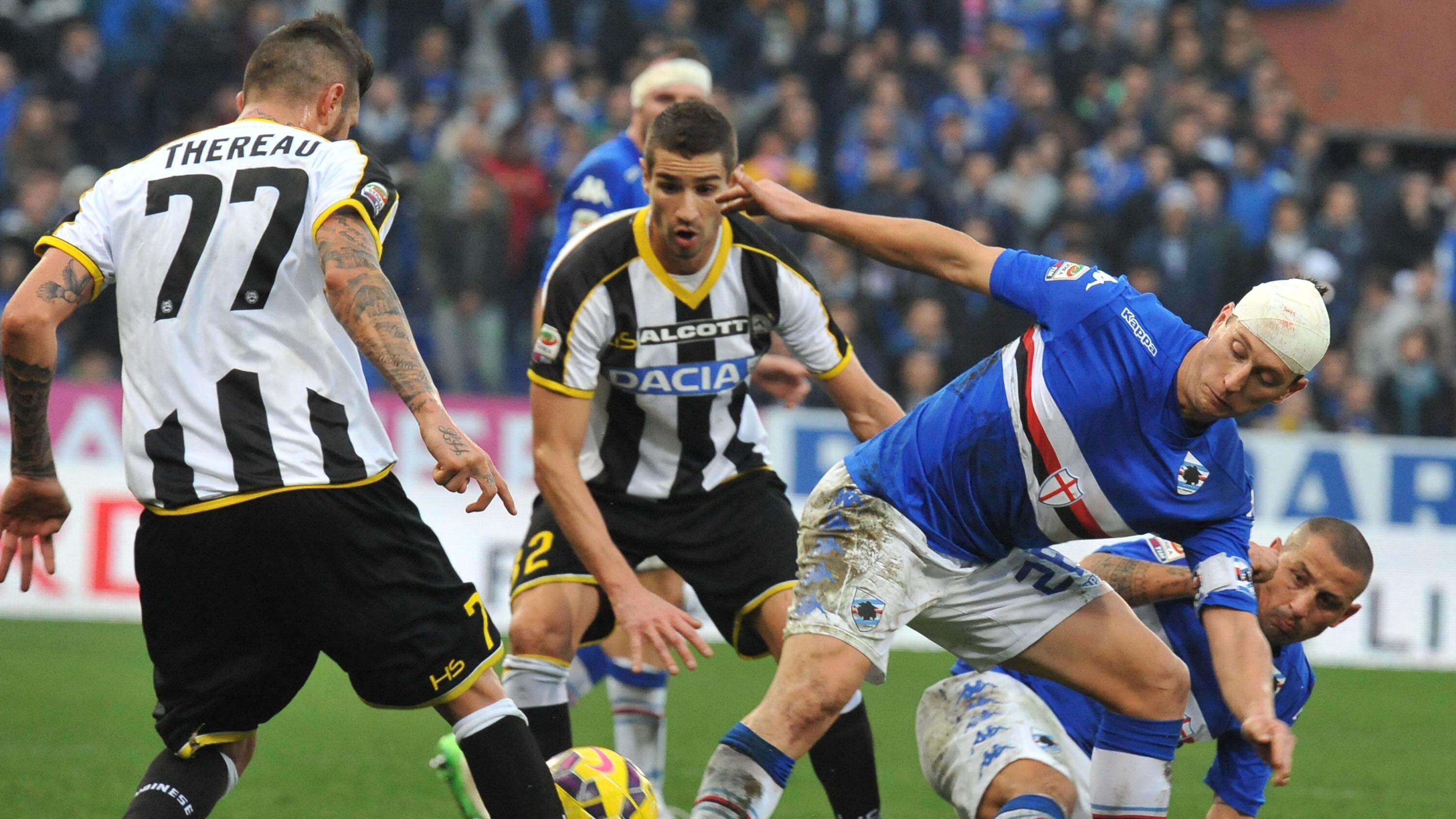 Frenano Genoa e Samp, l'Atalanta rimonta sul Palermo. Rabbia a Verona