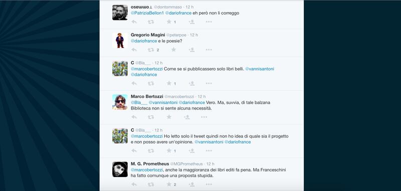 Dario Franceschini contestato su Twitter 7