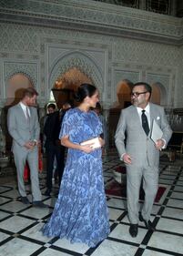 Meghan Markle e il Principe Harry alla residenza di Mohammed VI 6