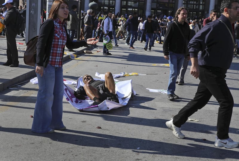 Strage alla manifestazione ad Ankara 8