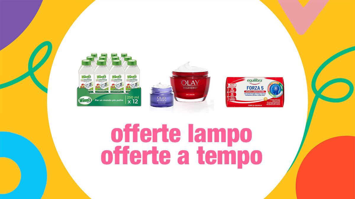Amazon: offerte lampo da non perdere oggi 10 marzo