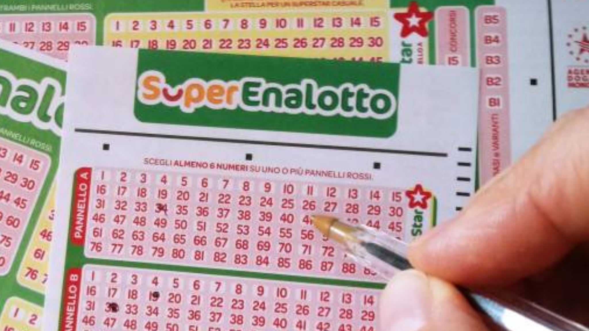 SuperEnalotto, il “6” del Jackpot vale 194,5 milioni
