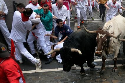 Festival di San Firmino a Pamplona: diversi feriti tra gli spettatori 4