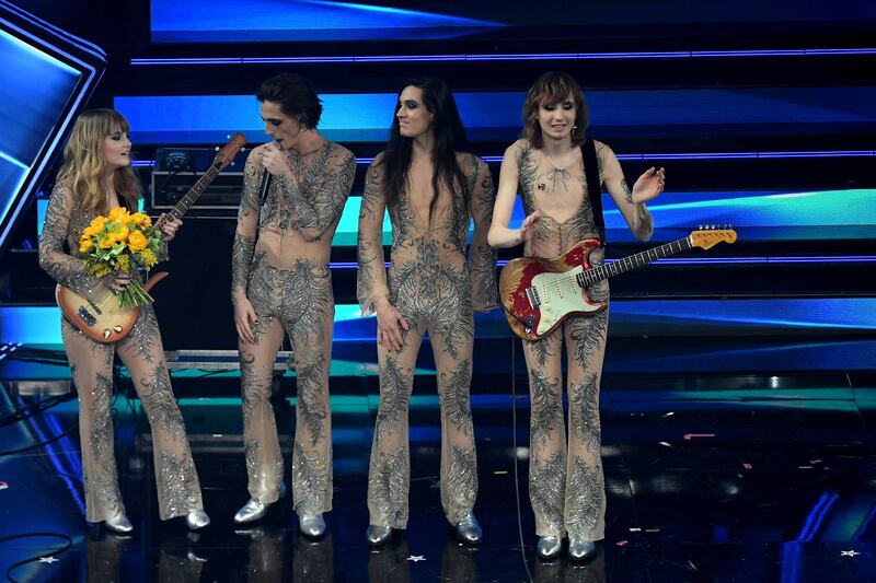 I Maneskin vincono il festival di Sanremo 1