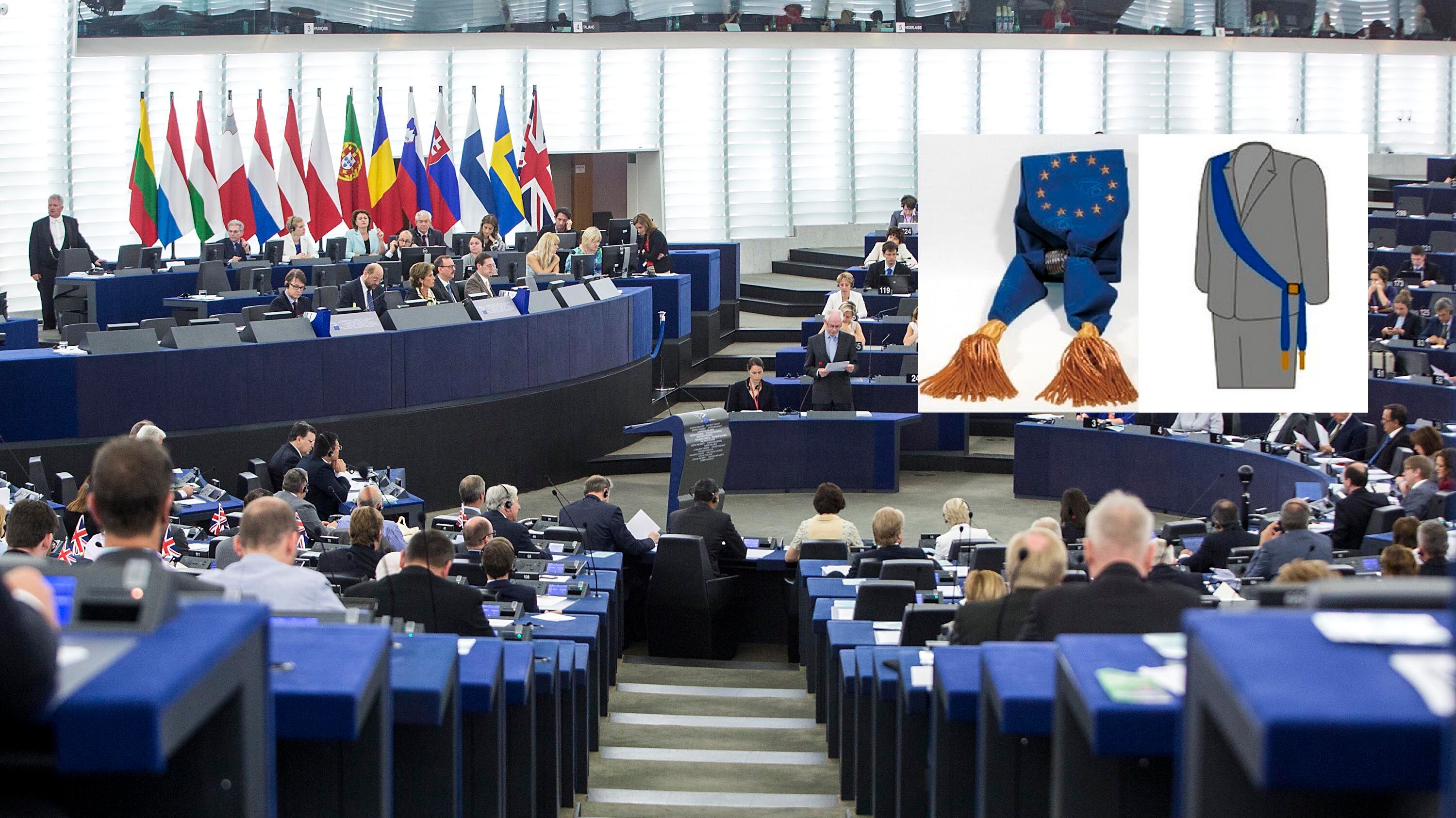 Nuova pagliacciata targata Ue: la fascia per gli eurodeputati