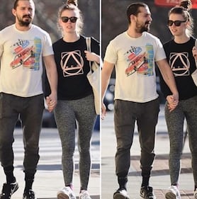 Shia LaBeouf e la sua futura sposa Mia Goth 13