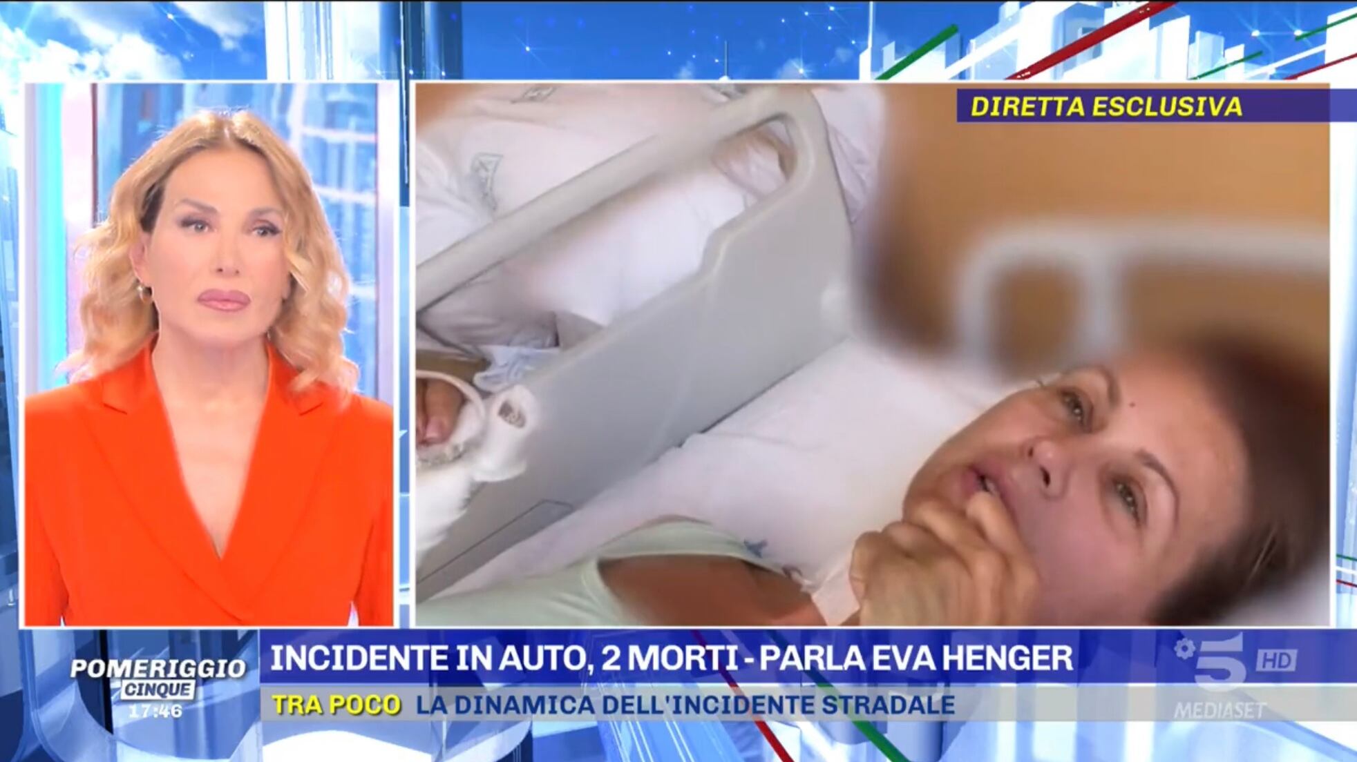 "Sto malissimo...". Eva Henger racconta il drammatico incidente