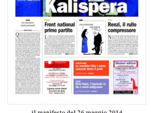 Per il Manifesto c'è solo la Grecia