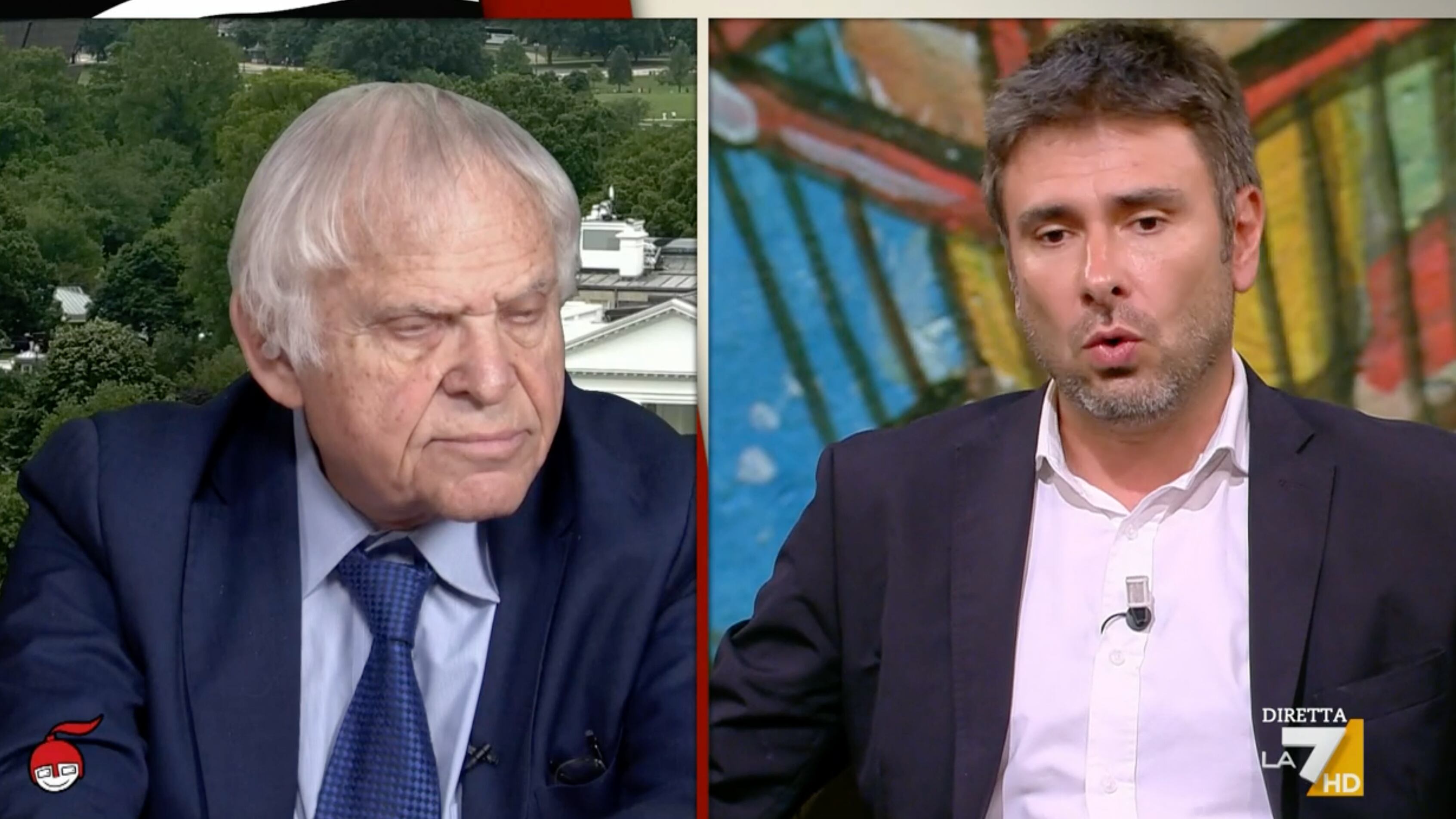 "Si vergogni", "Bambini palestinesi...". Scontro di fuoco tra Di Battista e Luttwak
