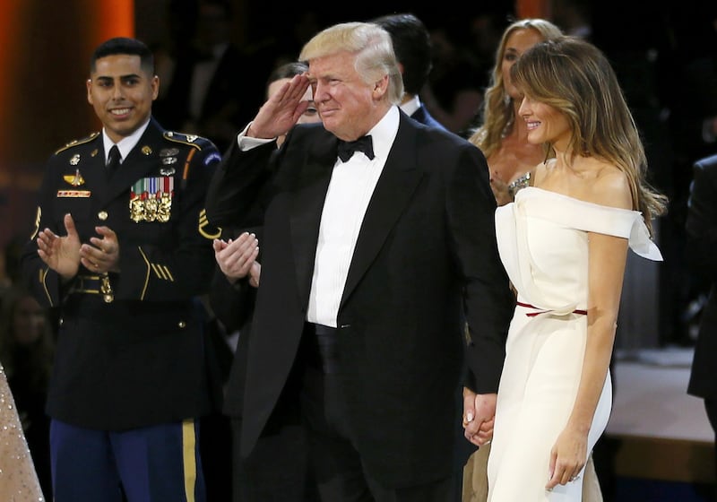 Melania e Donald Trump, coppia presidenziale 30