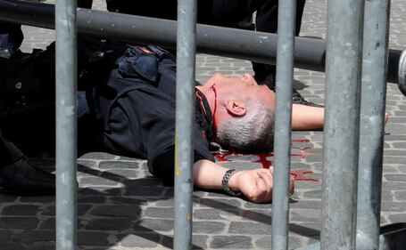 Sparatoria davanti Palazzo Chigi 5