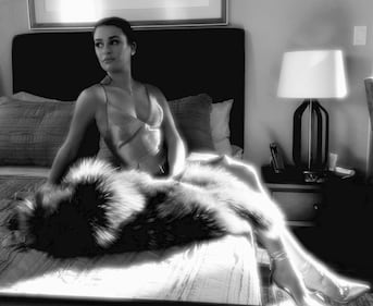 Lea Michele nuda per salutare il 2017 10