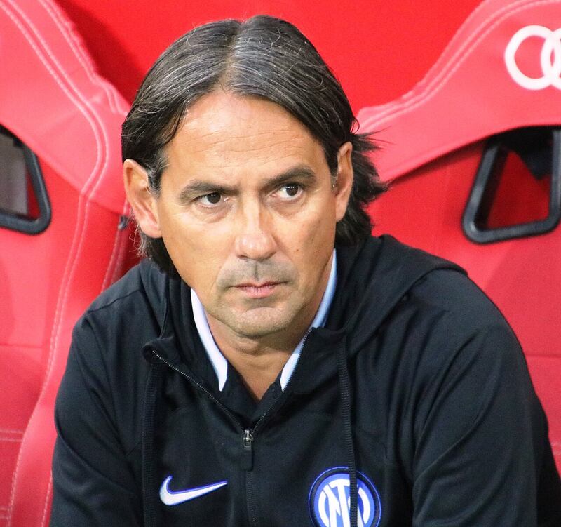 Inzaghi sulla panchina dell'Inter (Wikipedia)