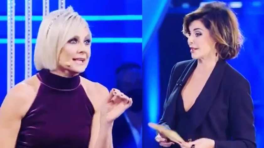 "Hai una certa età", "Dici solo volgarità". Lite in tv tra Antonella Elia a Alba Parietti