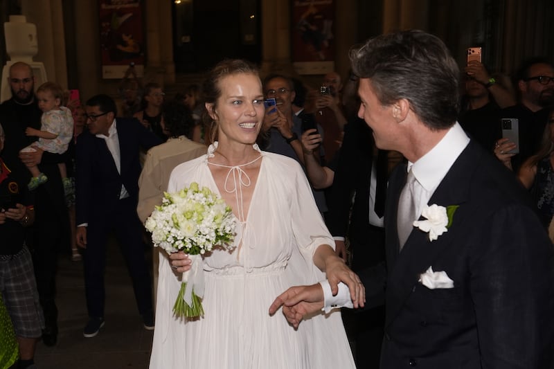 Le nozze di Eva Herzigova con Gregorio Marsiaj 9