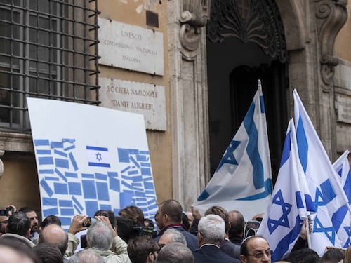Muro del pianto, protesta pro Israele davanti alla sede dell'Unesco