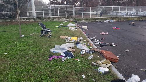 La "discarica" di Lampugnano dopo la preghiera dei musulmani 4