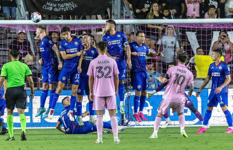 Messi gol Cruz Azul Inter Miami