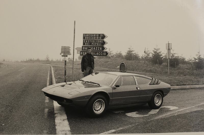 Lamborghini Urraco con Bob Wallace