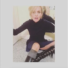 Justine Mattera topless per il servizio di moda 10