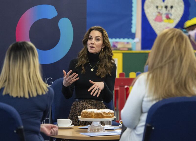 Kate Middleton tra i bambini, foto 1